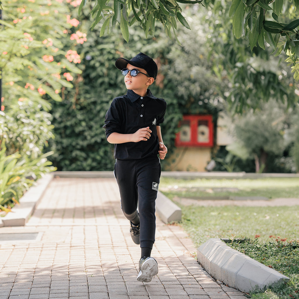 Polo T Shirt and Jogger Set