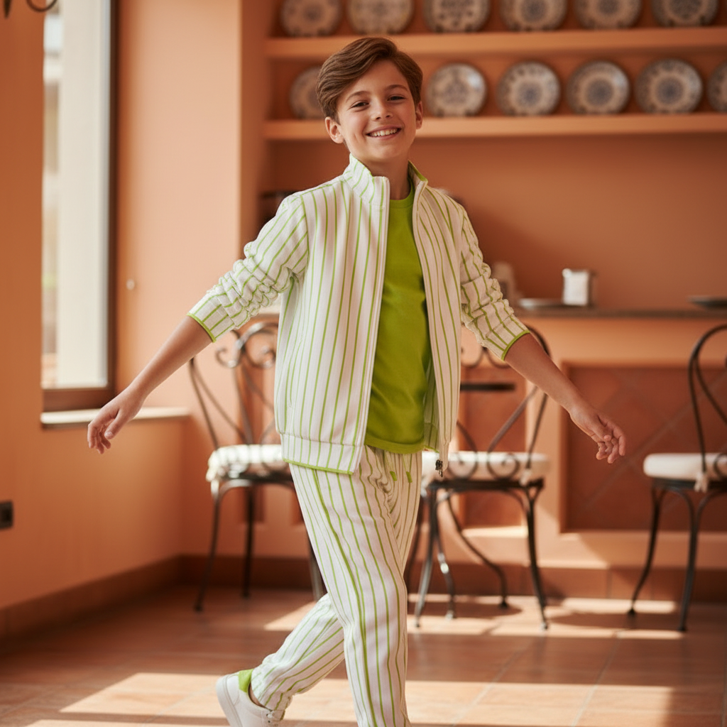 Verde Stripe Boyswear