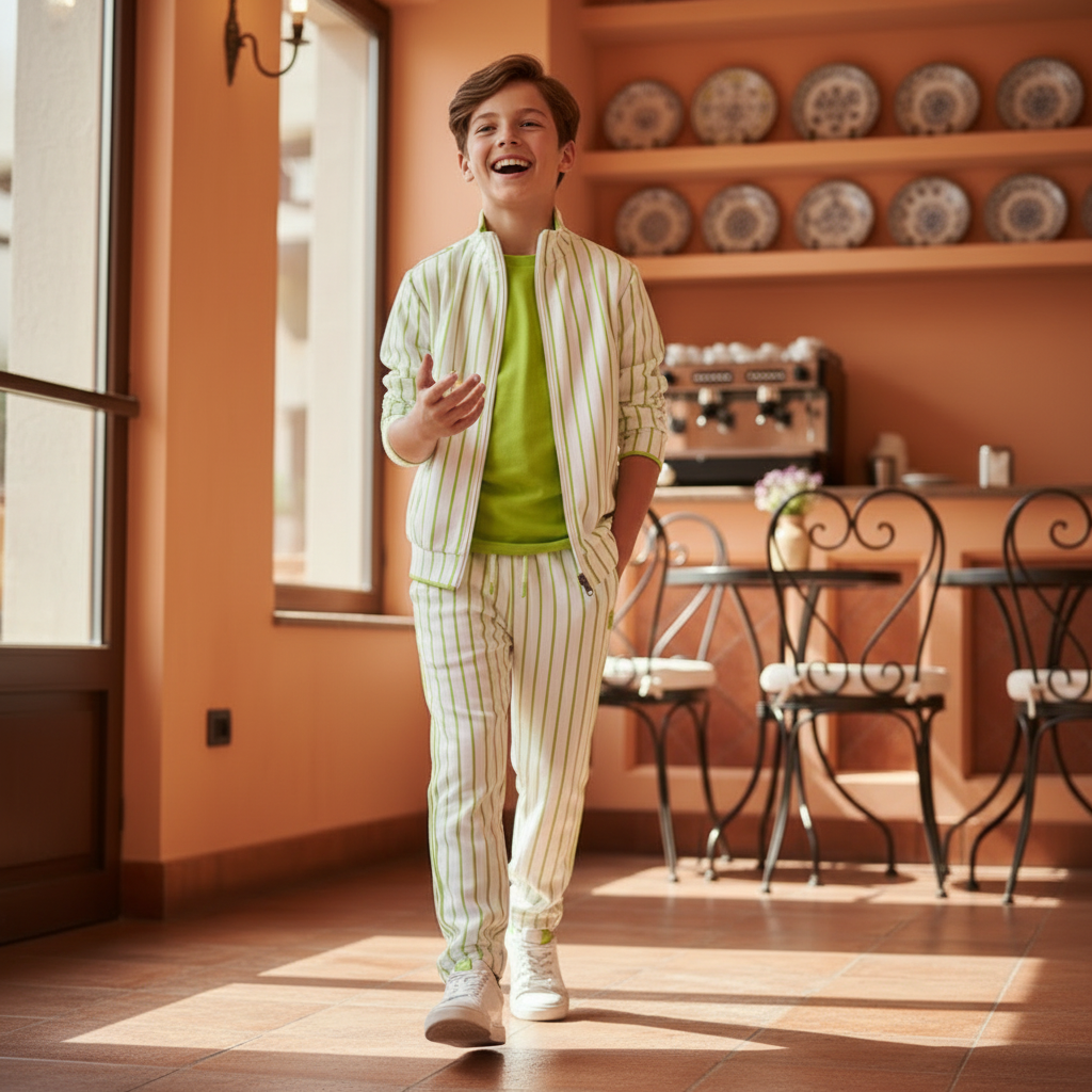 Verde Stripe Boyswear